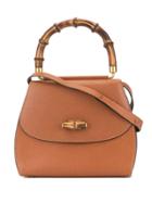 Gucci Pre-owned Bamboo Line 2way Hand Bag - Brown