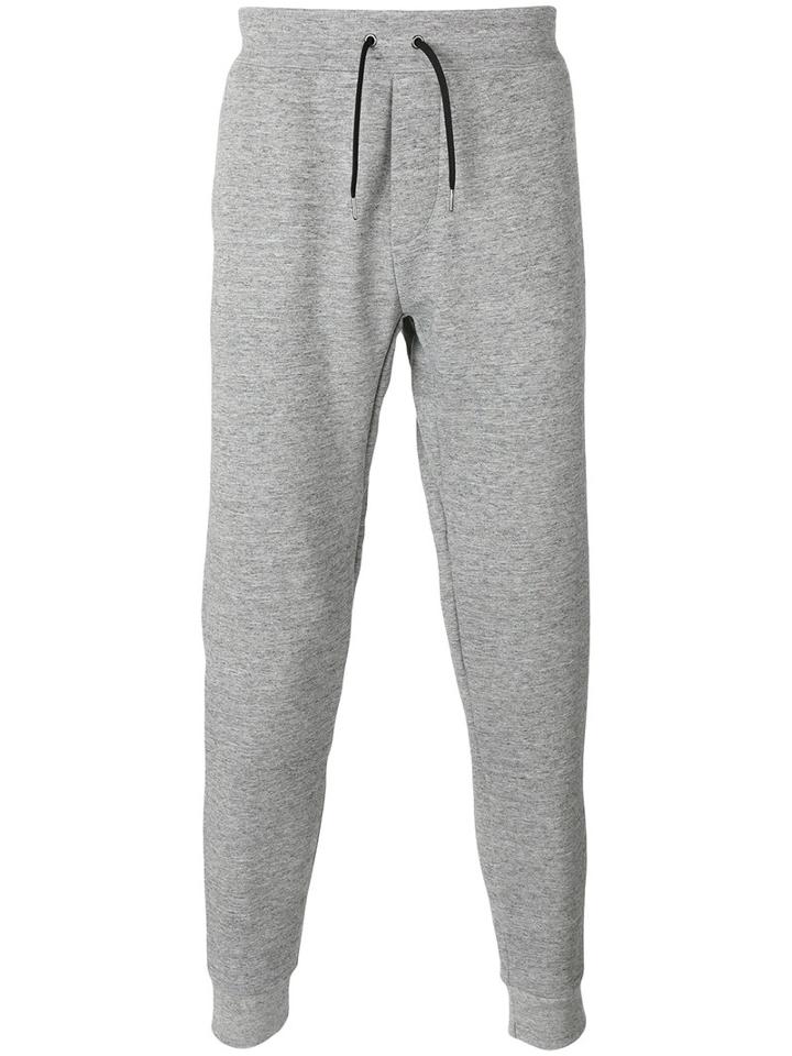 Polo Ralph Lauren Drawstring Track Pants, Men's, Size: Large, Grey, Cotton/polyester