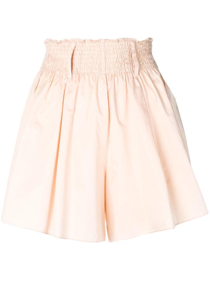 Forte Forte High Waisted Shorts - Neutrals