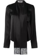 Givenchy Scarf Lapel Blouse
