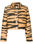 Proenza Schouler Tiger Jacquard Jacket - Brown