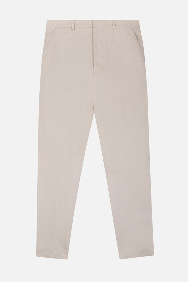 Ami Alexandre Mattiussi Carrot-fit Trousers, Men's, Size: 36, Nude/neutrals, Cotton
