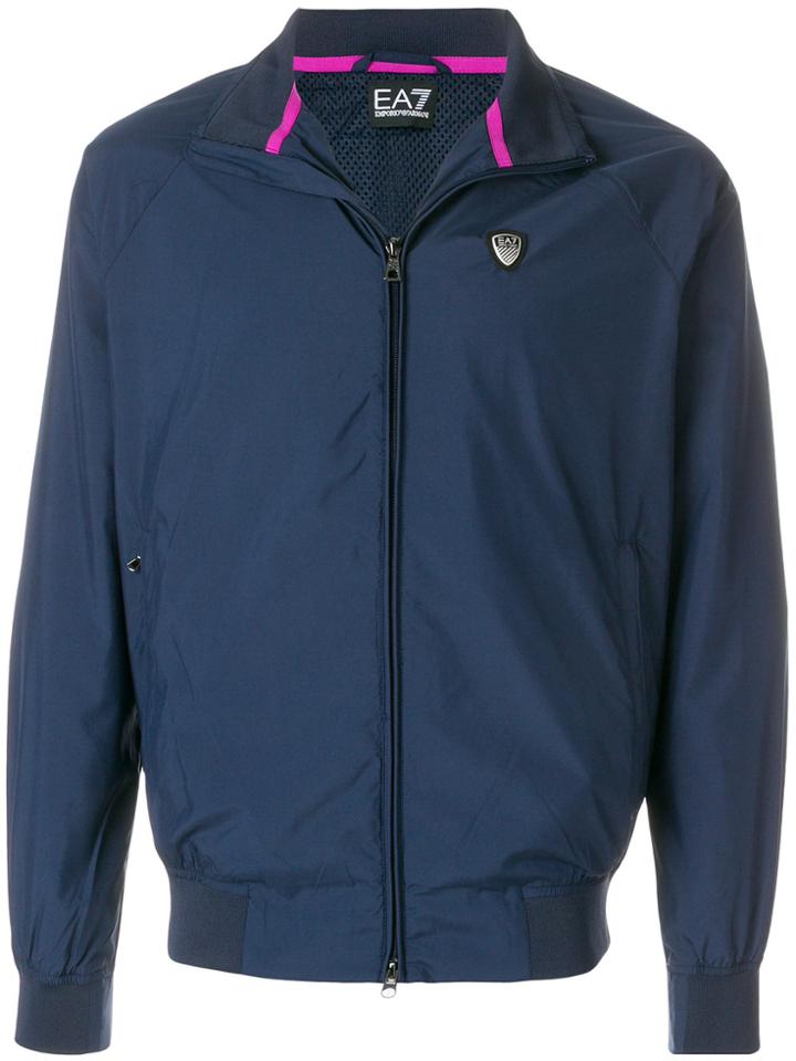 Ea7 Emporio Armani Zipped Jacket - Blue
