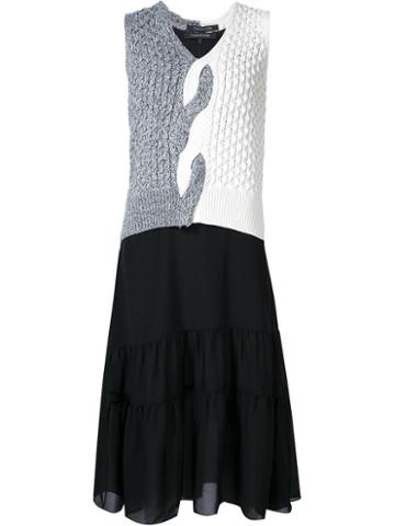 Thakoon Knitted Contrast Dress
