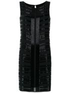 Tufi Duek Embroidered Short Dress - Black