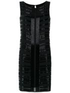 Tufi Duek Embroidered Short Dress - Black