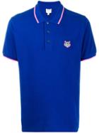 Kenzo Tiger Embroidery Polo Shirt - Blue