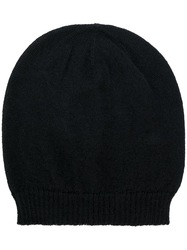 Rick Owens - Beanie - Men - Polyamide/alpaca - One Size, Black, Polyamide/alpaca