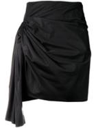 Givenchy Short Draped Skirt - Black
