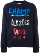 Être Cécile 'champ Élysées Paris' Printed Sweatshirt