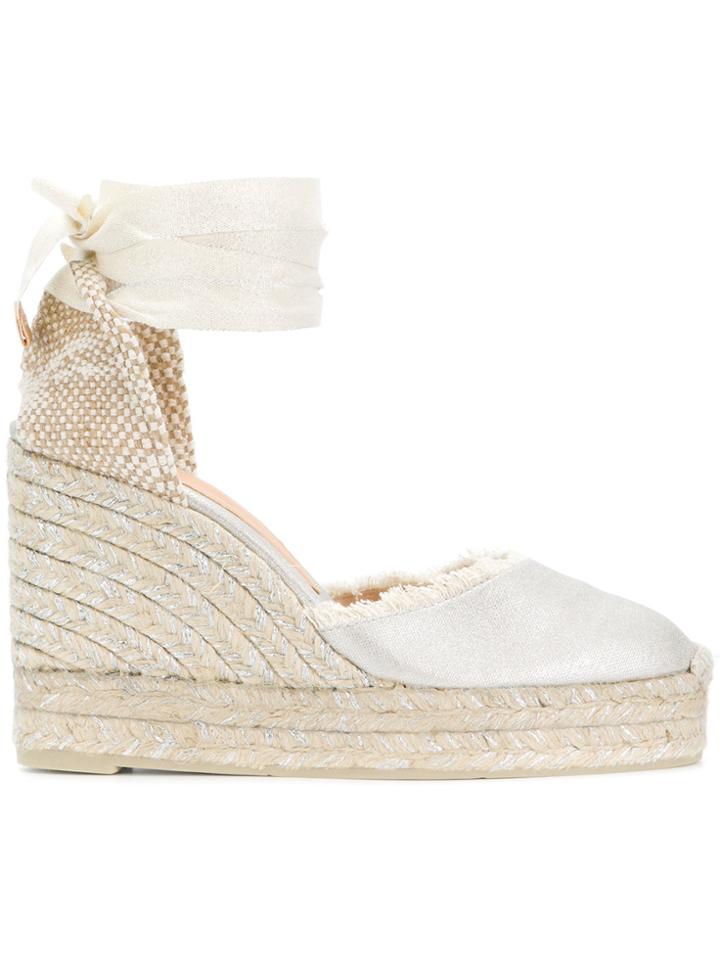 Castañer Canela Wedge Heel Espadrilles - Metallic