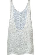Filles A Papa 'shana' Top, Women's, Size: 2, White, Silk/glass