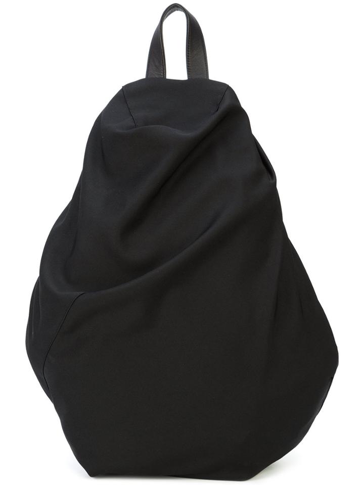 Yohji Yamamoto Slouchy Backpack - Black