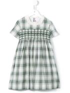 Amaia Lace Collar Checked Dress, Toddler Girl's, Size: 2 Yrs