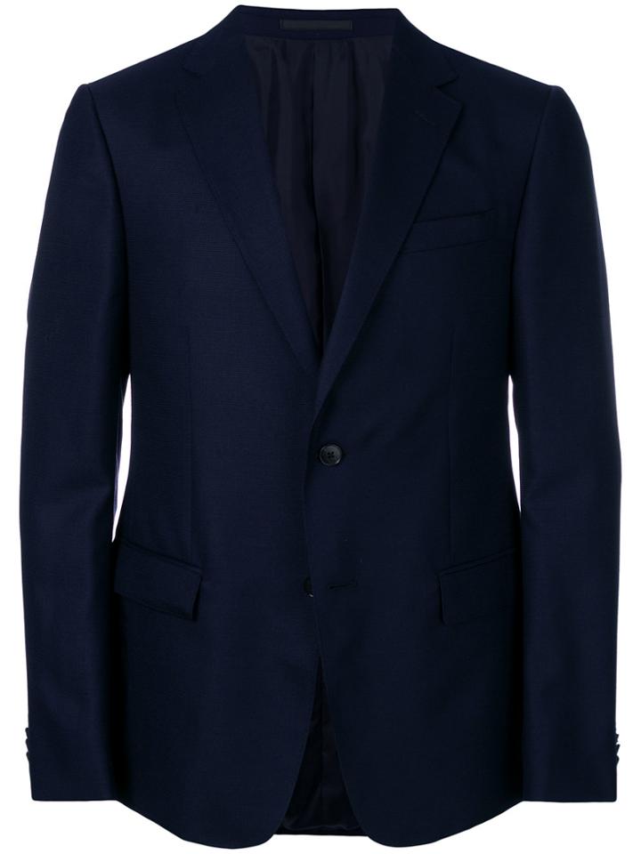 Z Zegna Textured Blazer - Blue