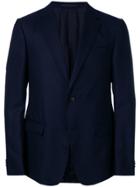 Z Zegna Textured Blazer - Blue