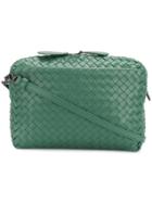 Bottega Veneta Intrecciato Messenger Bag - Green