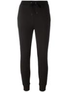 T By Alexander Wang Cropped Track Pants, Women's, Size: Medium, Black, Cotton/polyester/modal