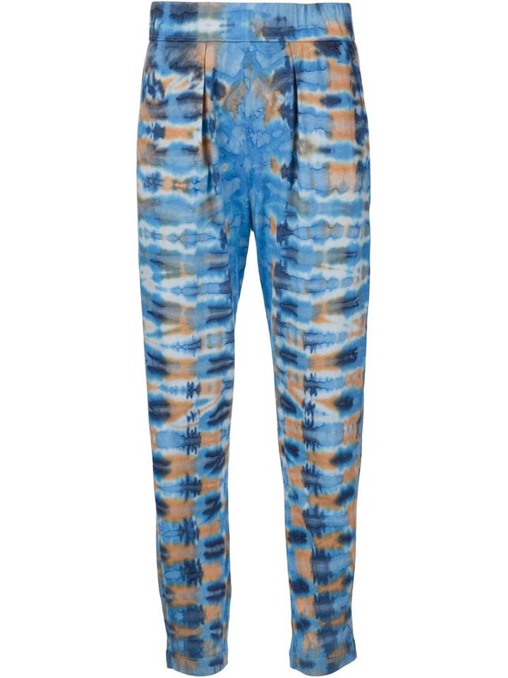 Raquel Allegra Tie-dye Tapered Trousers