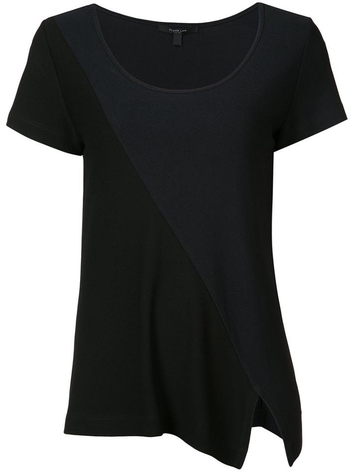 Derek Lam - Slit Detail T-shirt - Women - Viscose - 44, Blue, Viscose