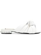 No21 Knot Front Sandals - White