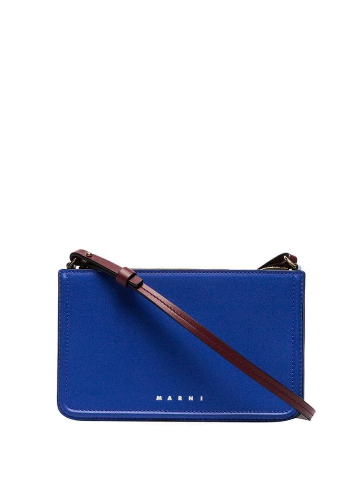 Marni Beat Cross Body Bag - Blue