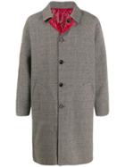 President's Reversible Single-breasted Coat - Grey