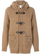Bark Detachable Hood Knitted Jacket - Nude & Neutrals