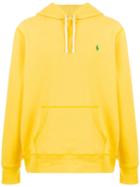 Ralph Lauren Logo Embroidered Hoodie - Yellow