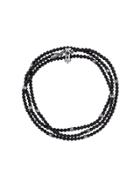 M. Cohen Beaded Wrap Bracelet - Black