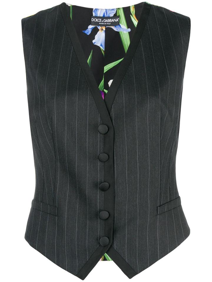 Dolce & Gabbana Two Pattern Waistcoat - Grey