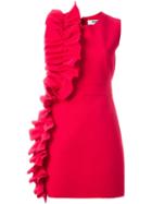 Msgm Ruffle Detail Dress