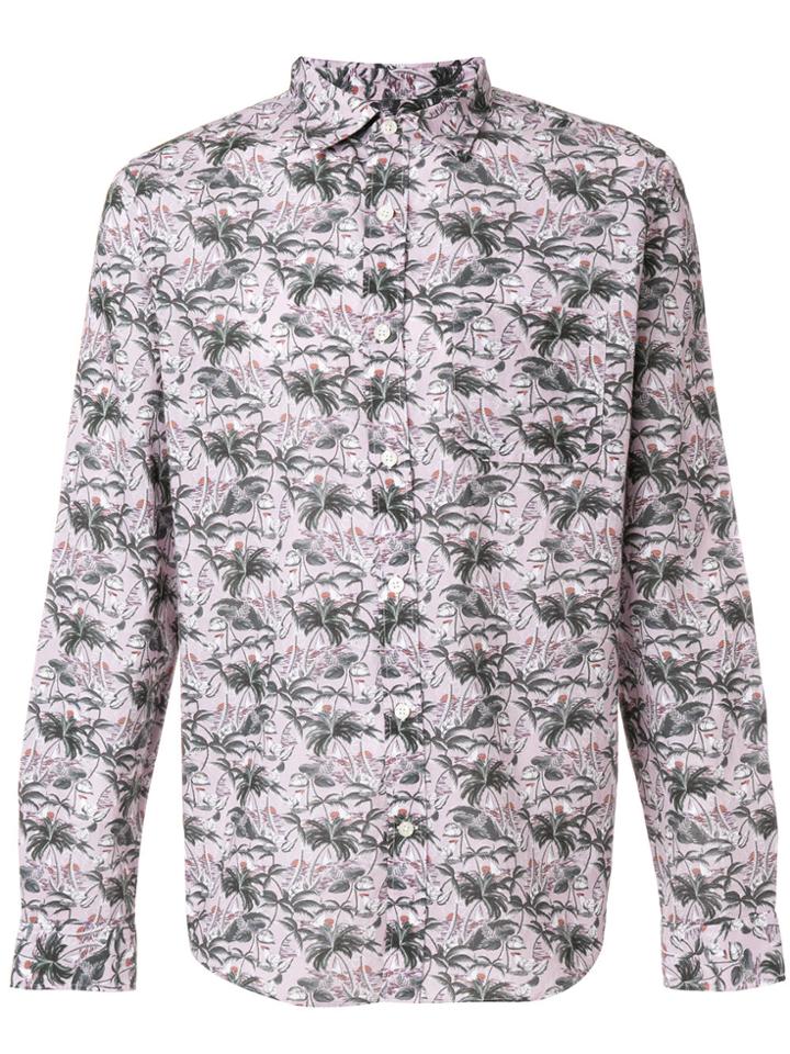 Closed Palm Print Shirt - Multicolour