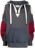 Isabel Marant Étoile Patchwork Hoodie - Blue