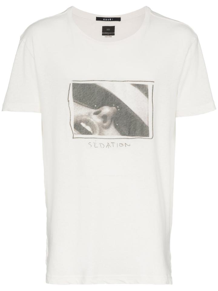 Ksubi Crew Neck Short Sleeve Tee - White