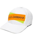 Dolce & Gabbana Logo Print Baseball Cap - White