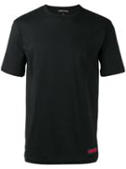 Markus Lupfer Striped Detail T-shirt, Men's, Size: Medium, Black, Cotton