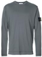 Stone Island - Logo Patch T-shirt - Men - Cotton - Xl, Grey, Cotton
