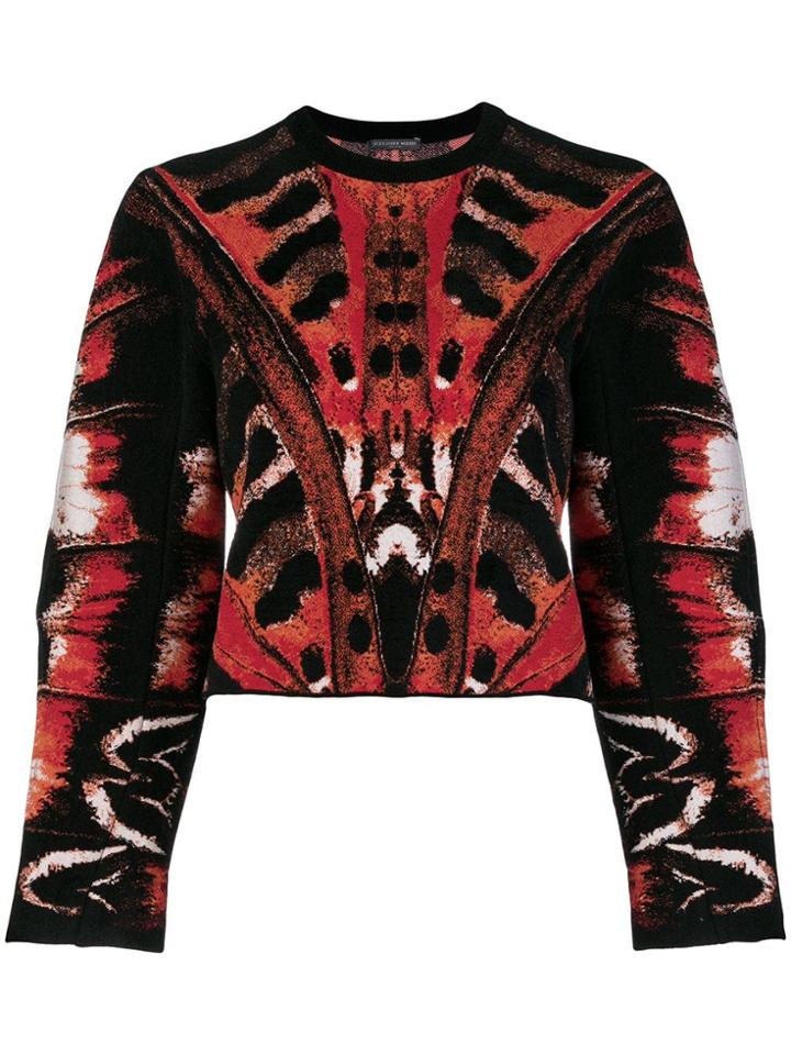 Alexander Mcqueen Printed Blouse - Black