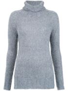 Cecilia Prado Turtle Neck Tricot Blouse - Grey