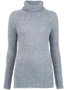 Cecilia Prado Turtle Neck Tricot Blouse - Grey