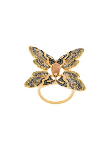 Astley Clarke Emperor Moth Ring - Metallic