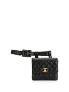 Chanel Pre-owned Turn-lock Belt Bag - Black