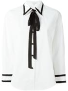Marc Jacobs Contrast Frayed Trim Shirt