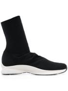 Gentry Portofino Knitted Sock Sneakers - Black