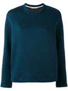 Marni Crew Neck Scuba Sweatshirt - Blue