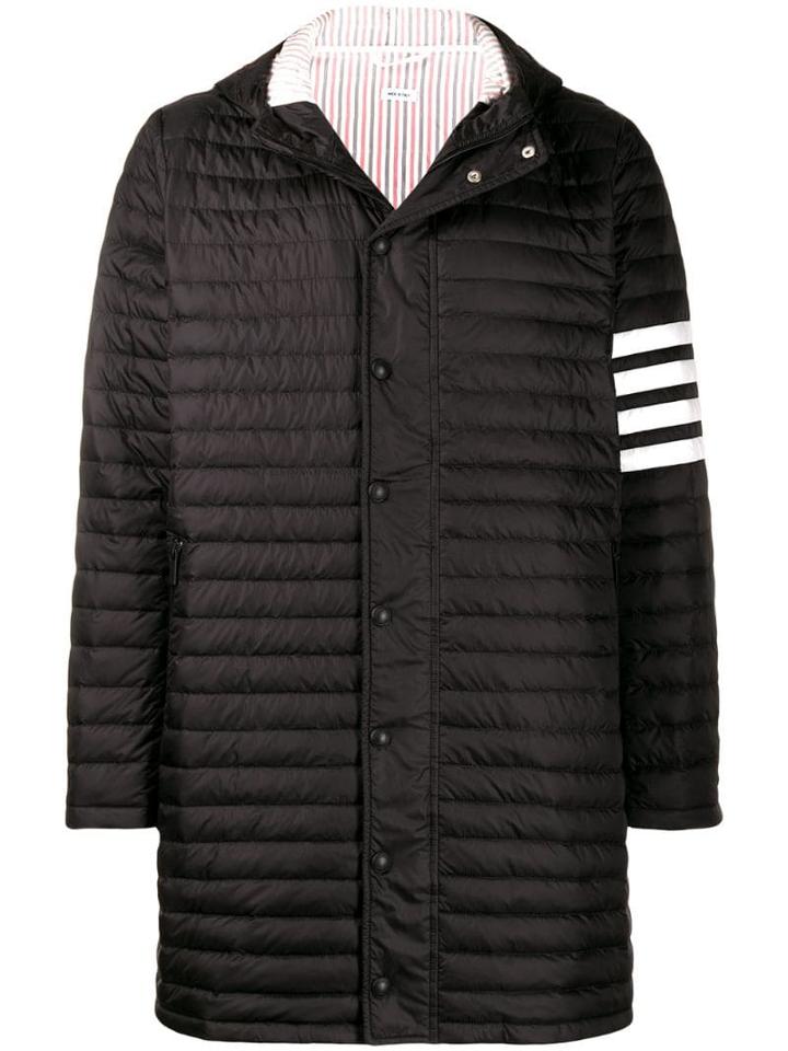 Thom Browne 4-bar Padded Coat - Black