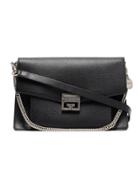 Givenchy Black Medium Gv3 Goatskin Leather Bag