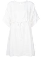 See By Chloé Drawstring-waist Mini Dress - White