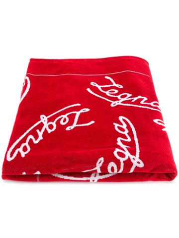 Ermenegildo Zegna Zegna Vintage Beach Towel - Red